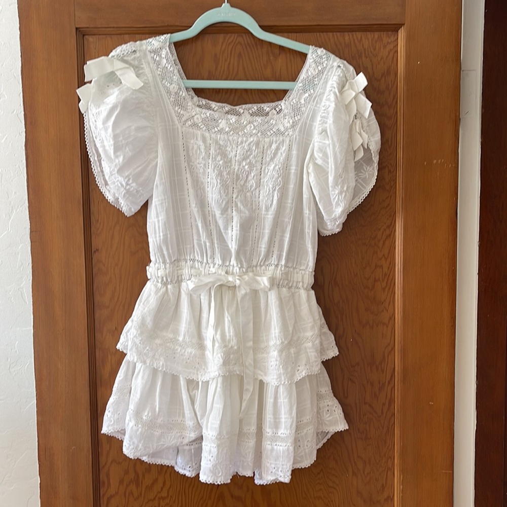 Loveshack fancy white dress size P